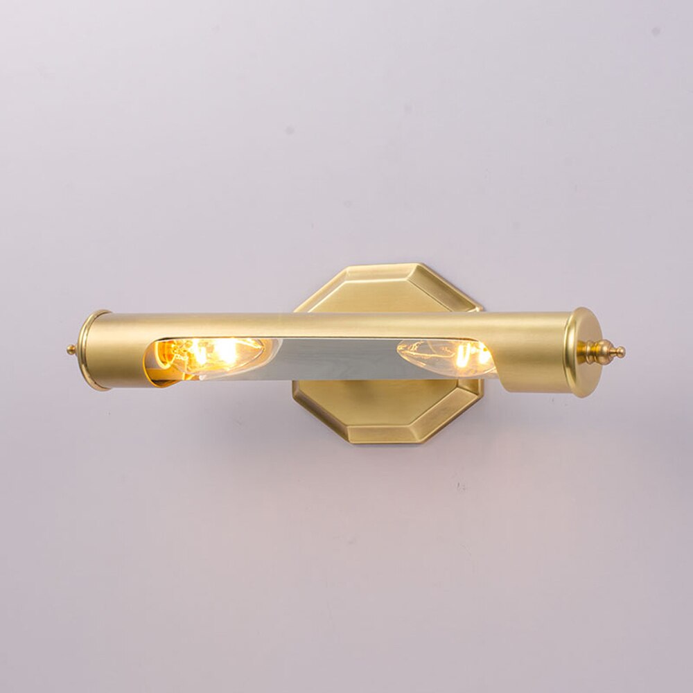 High Quality Copper Wall Lamp Modern Scone AC110V 220v Gold Bathroom Mirror Lights