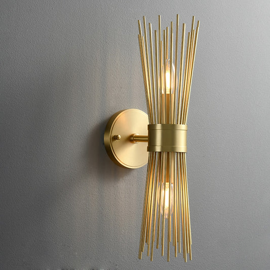 Art Deco Design Copper Wall Lights Modern Applique Murale AC110v 220V Luxury Home Decoration Wall Sconce