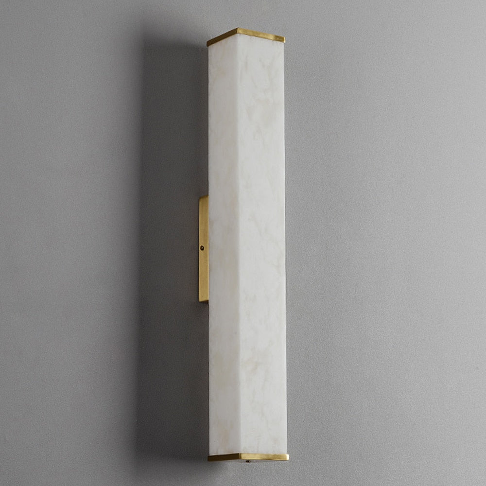 Long Design Marble Wall Lights Gold Applique Murale LED Wall Lamps For Living Room And Bedroom