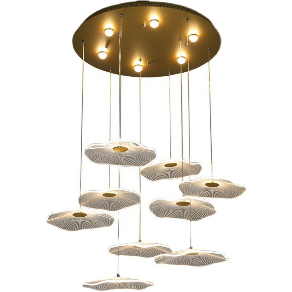 Creative Design Modern LED Chandelier Staircase Lighting AC110V 220V Living Room Decoration Hanginglamp Bedroom Plafonnier