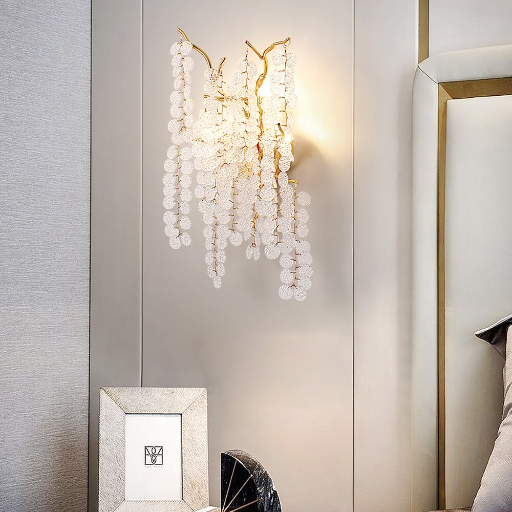 Branch Design Living Room Wall Lights Modern Applique Murale Gold Wall Lamp For Bedroom