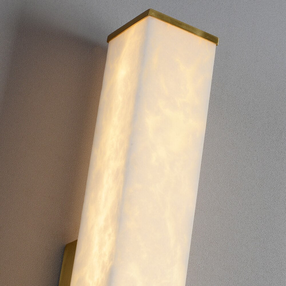 Long Design Marble Wall Lights Gold Applique Murale LED Wall Lamps For Living Room And Bedroom