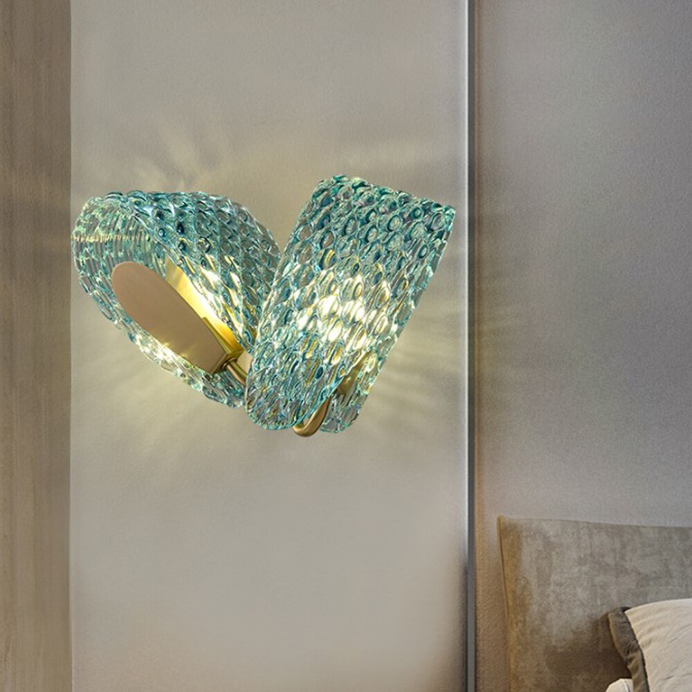 Art Design Glass Wall Lights Modern Lighting For Living Room Bedroom Decoration Hallway Sconce