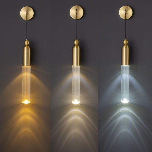 Modern LED Wall Lights Living Decoration Copper Lamp AC110V 220v Bedroom Sconce Hallwayt Lighting Fixtures