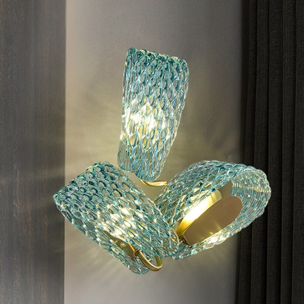 Art Design Glass Wall Lights Modern Lighting For Living Room Bedroom Decoration Hallway Sconce