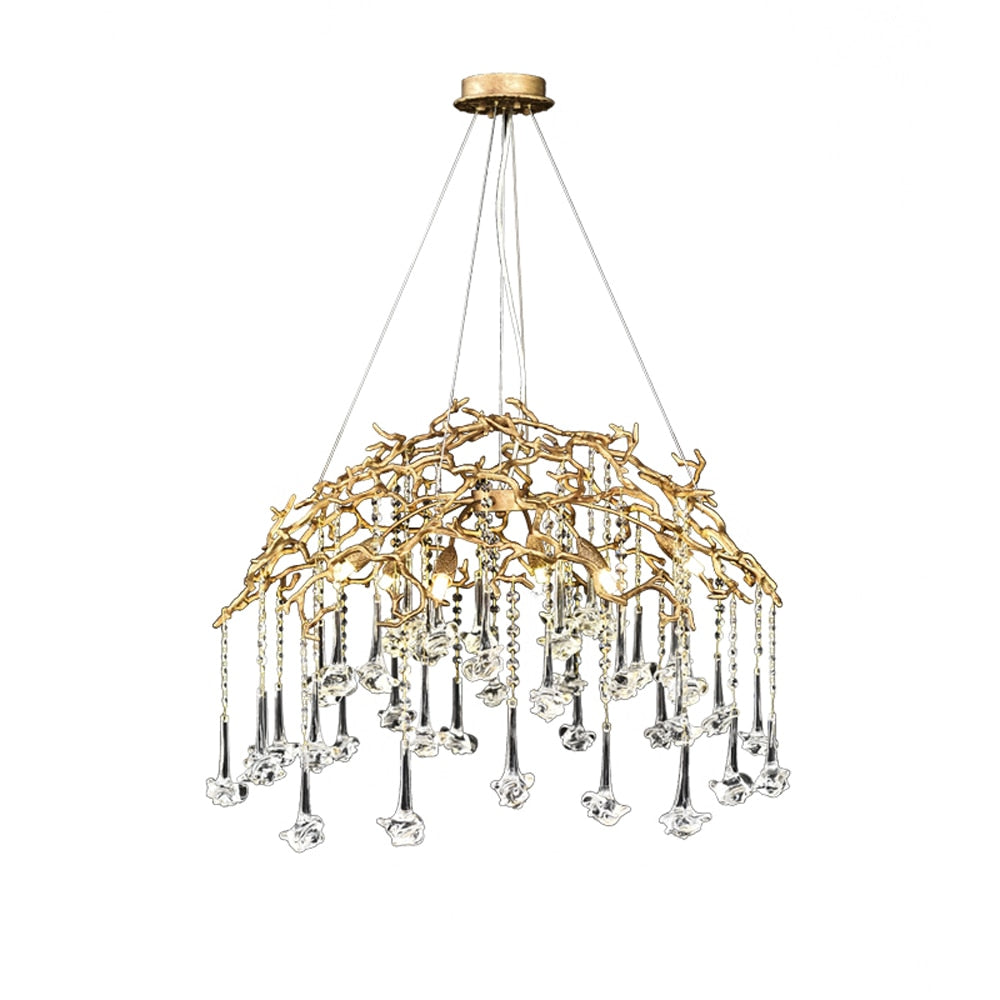 "Flower Bed" Modern Designer Floral Chandelier