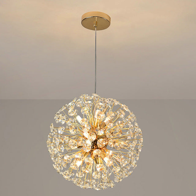 Luxury Design Crystal Flower Torus Modern Lighting Chandelier